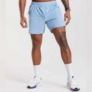 Gymshark Sky Blue Men's Athletic Shorts